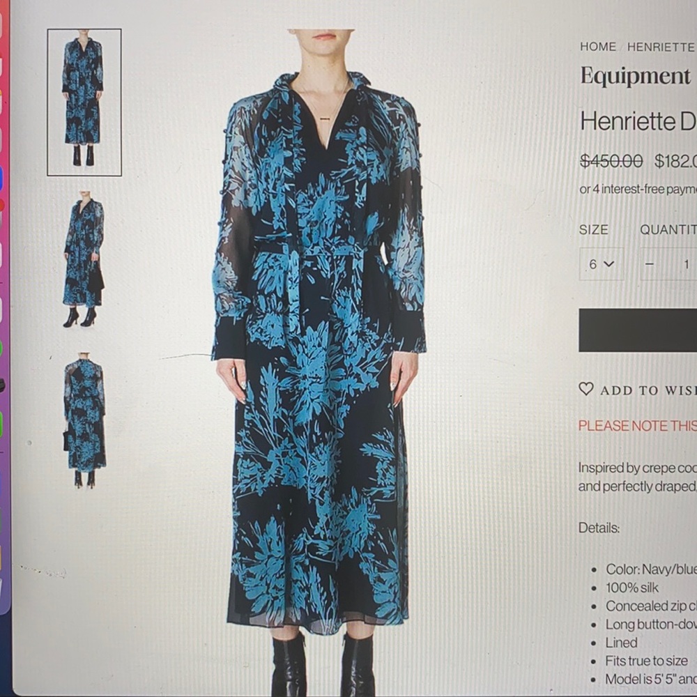 Equipment Henriette Dress
